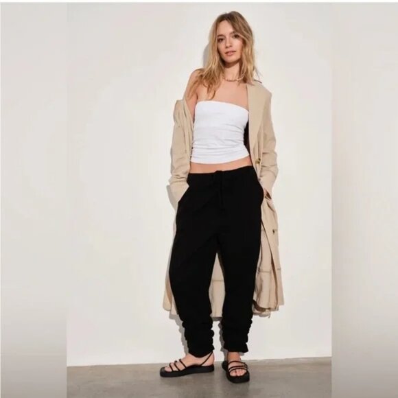 Free People New Light Parachute Pants Black XS - Picture 1 of 16